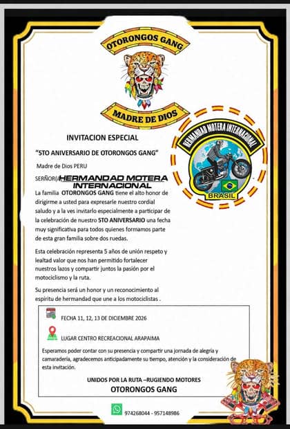 Flyer do evento